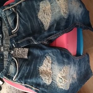 Men's Affliction Jeans, Sz 38/32 ,Blue